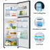 Refrigerator: Samsung 322 L, 3 Star, Convertible 5-in-1, Digital Inverter, with Display, Frost Free Double Door Refrigerator (RT37C4523B1/HL, Black Matt, 2023 Model)